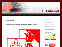 Tablet Screenshot of ff-hirnsdorf.at